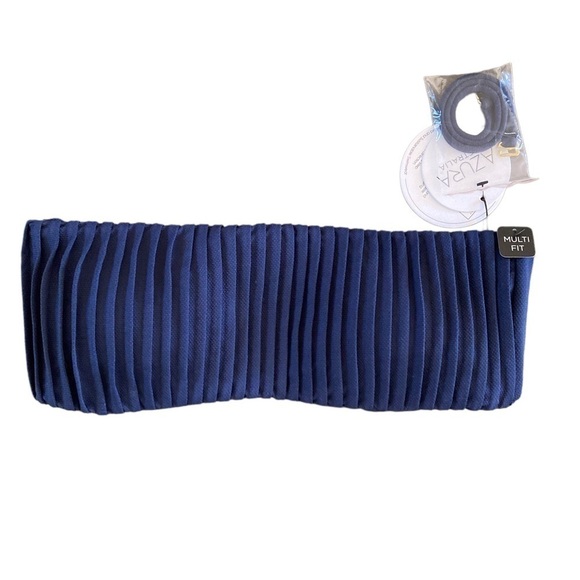 Azura Australia NWT Textured Pintuck Bandeau Bikini Top - Picture 2 of 5